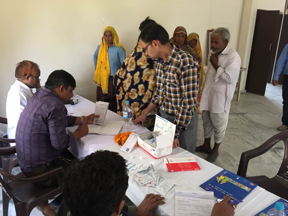 MEGA MEDICAL CAMP AT JEEVAN JYOTI (Best Old Age Home In Jaipur) 22 june 2017