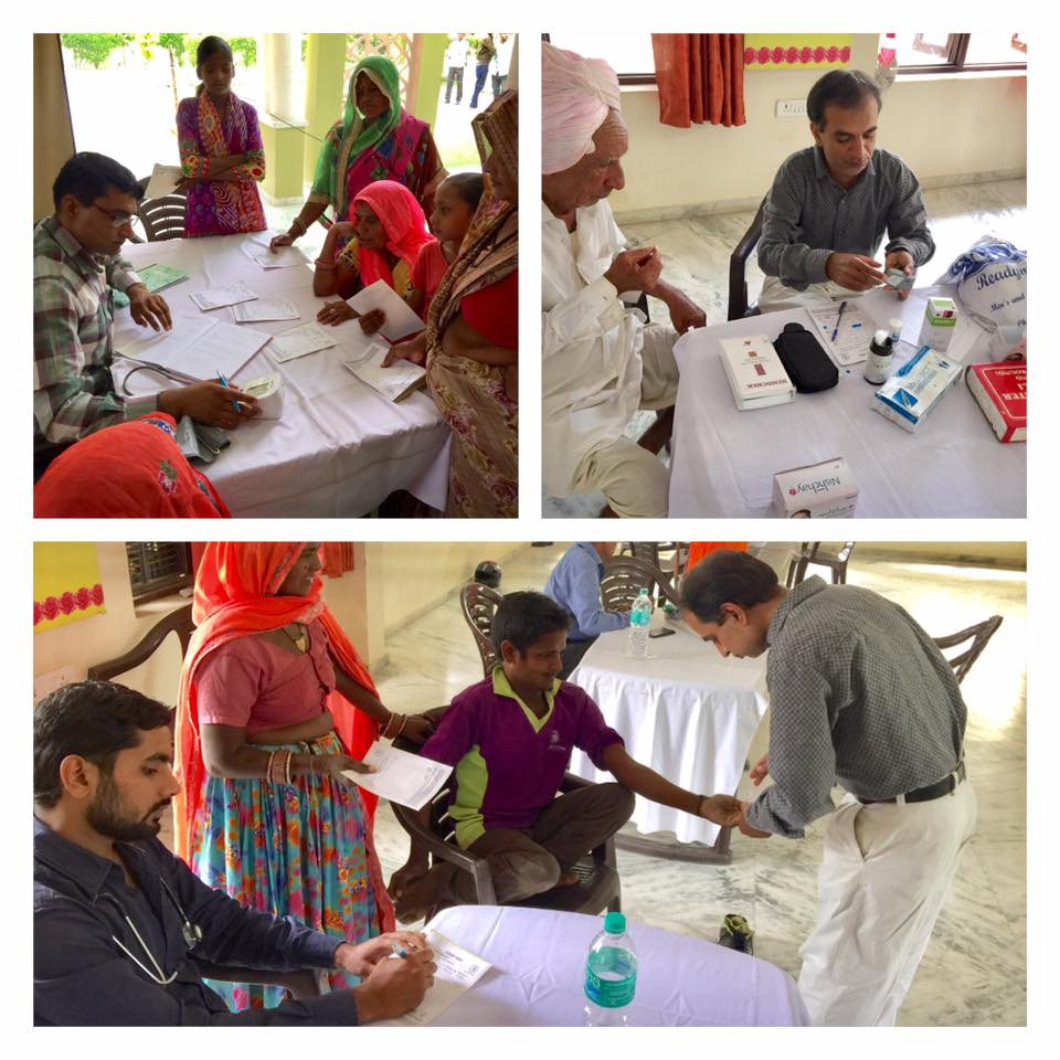 MEGA MEDICAL CAMP AT JEEVAN JYOTI OLD AGE HOME JAIPUR 25 july 2017