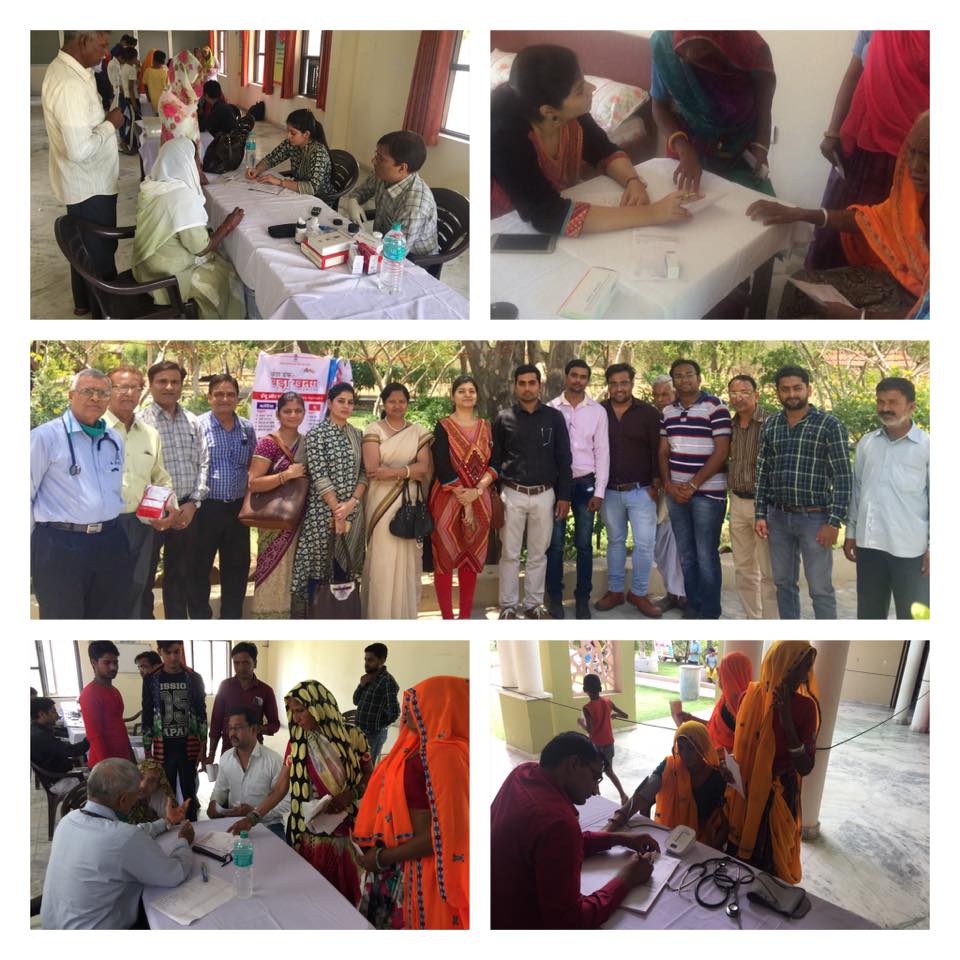 MEGA MEDICAL CAMP AT JEEVAN JYOTI (Best Old Age Home In Jaipur) 22 May 2017
